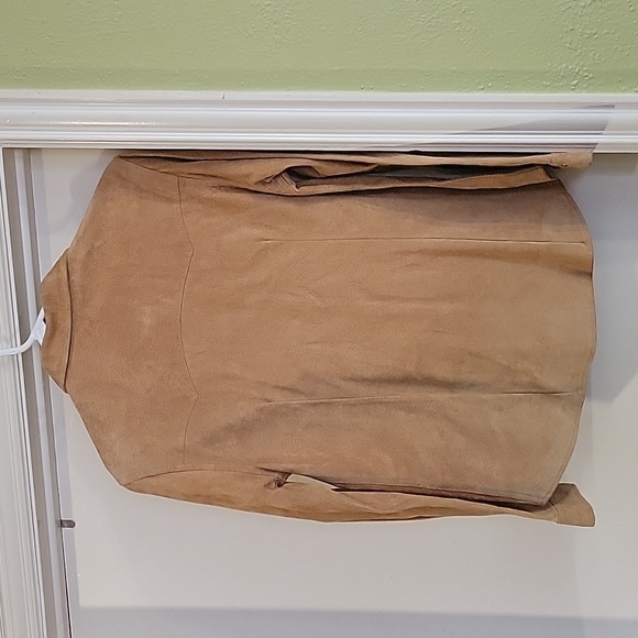 Beautiful suede button shirt sz Large - Picture 4 of 12